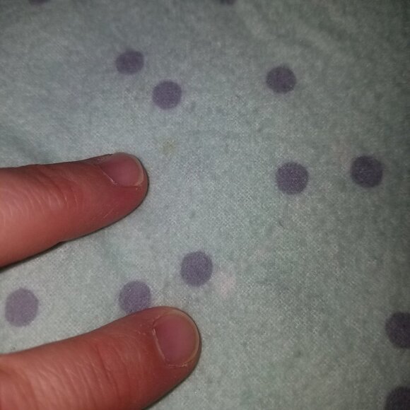 Gerber Mint Green Gray Polka Dot Receiving Blanket Lovey Security Cotton - Picture 7 of 7